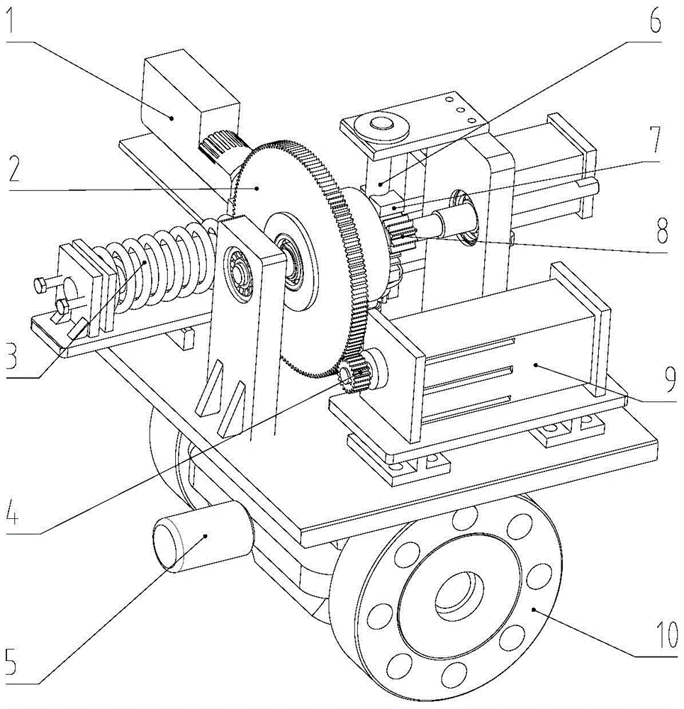 Mechanical ultra-high pressure and ultra-low pressure emergency shut-off valve