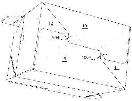 Reusable packaging box without needing tape sealing