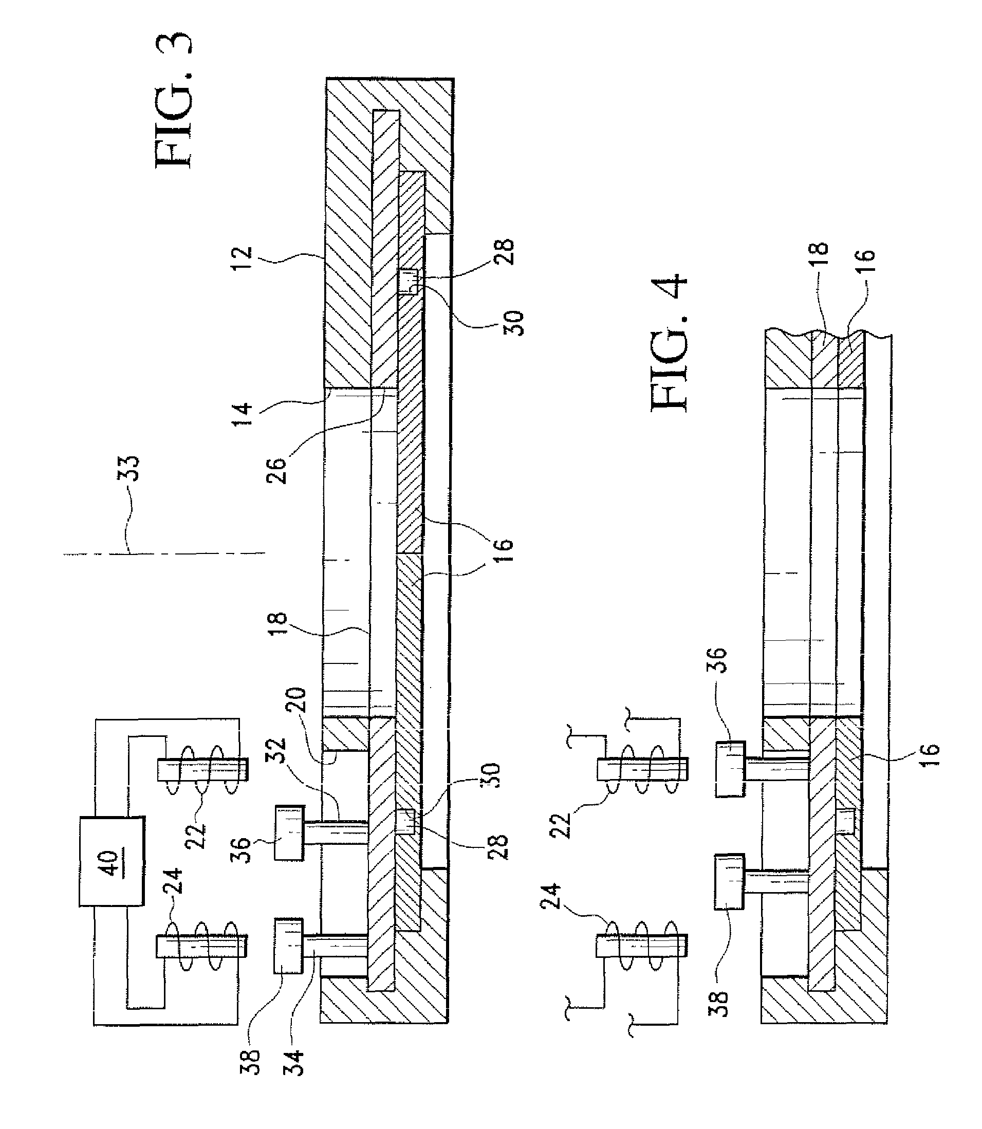 Non-contact shutter activation system and method