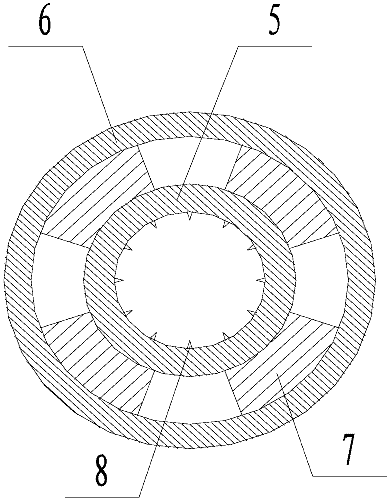 Manual peeling device for rodlike crop