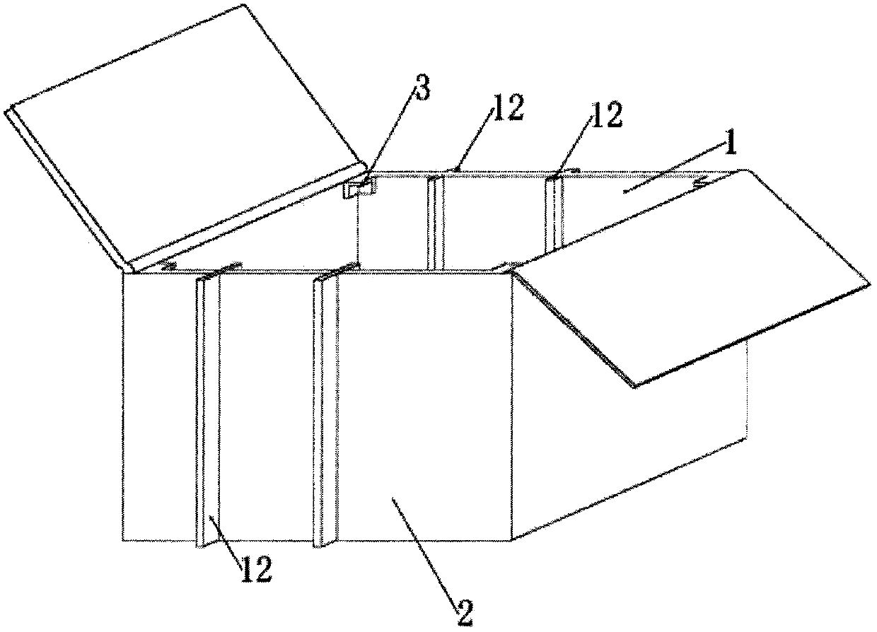 Novel corrugated carton