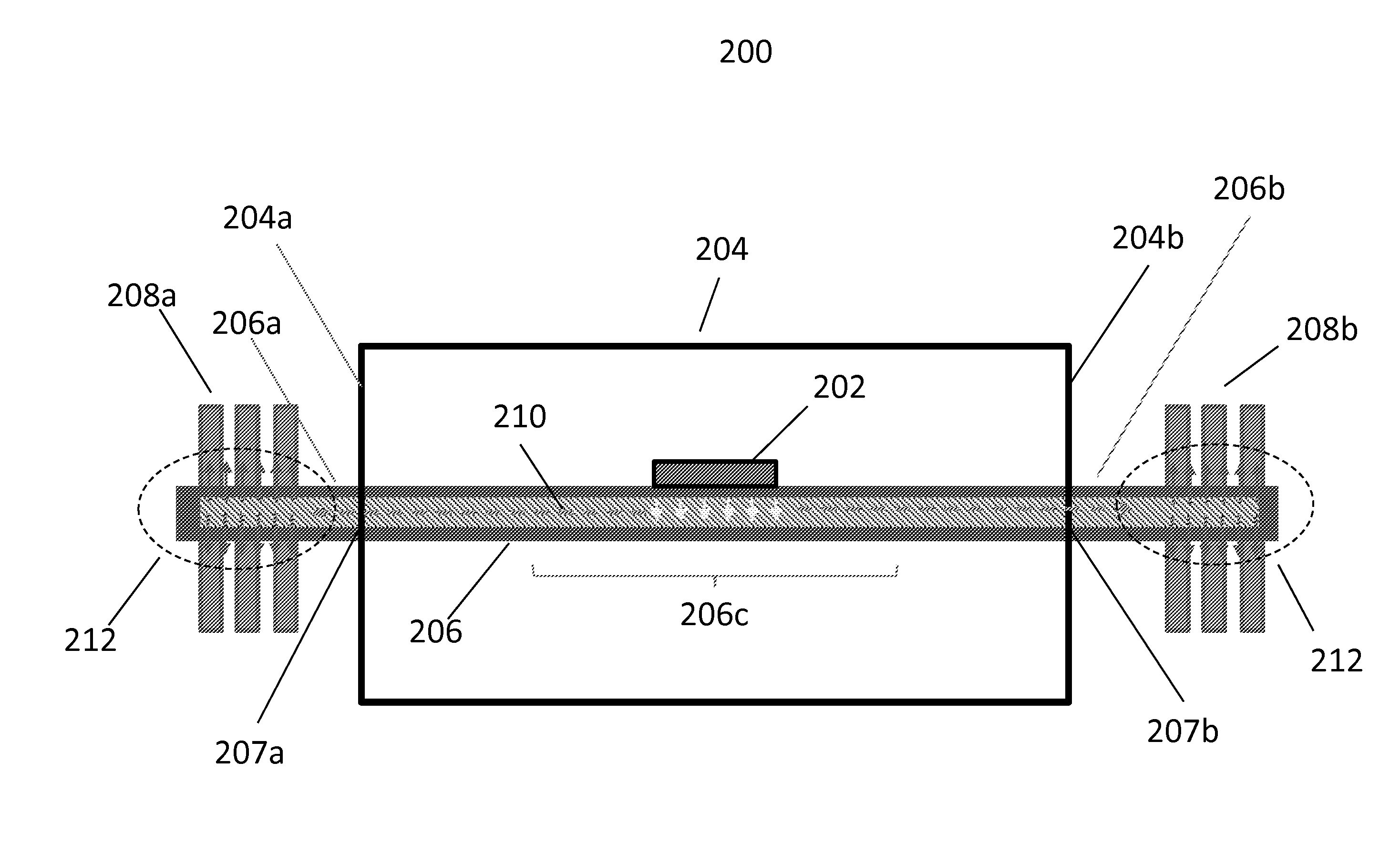 Heatspreader with extended surface for heat transfer through a sealed chassis wall