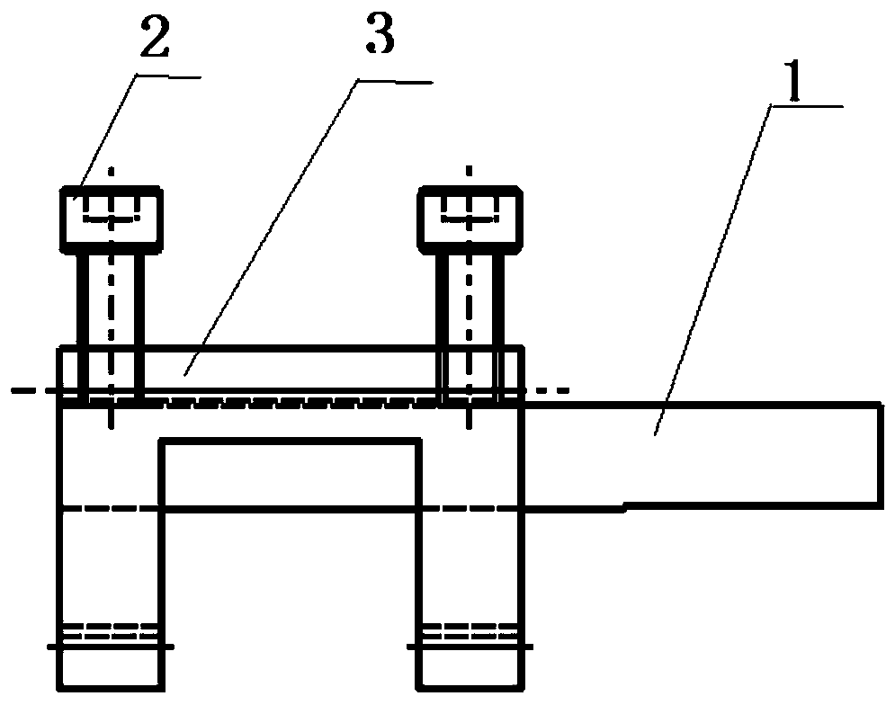 Sample clamping device for thin plate impact performance detection and test method