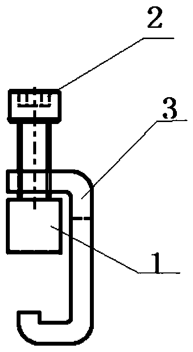 Sample clamping device for thin plate impact performance detection and test method