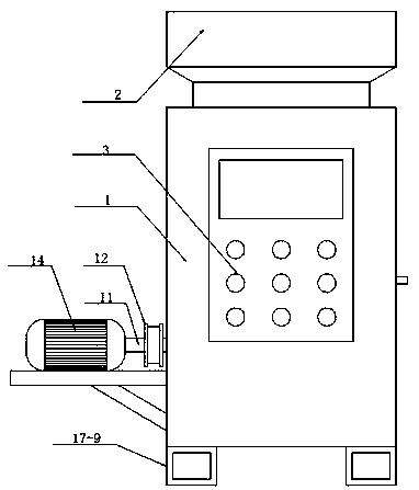 Classified dosing device for sewage treatment