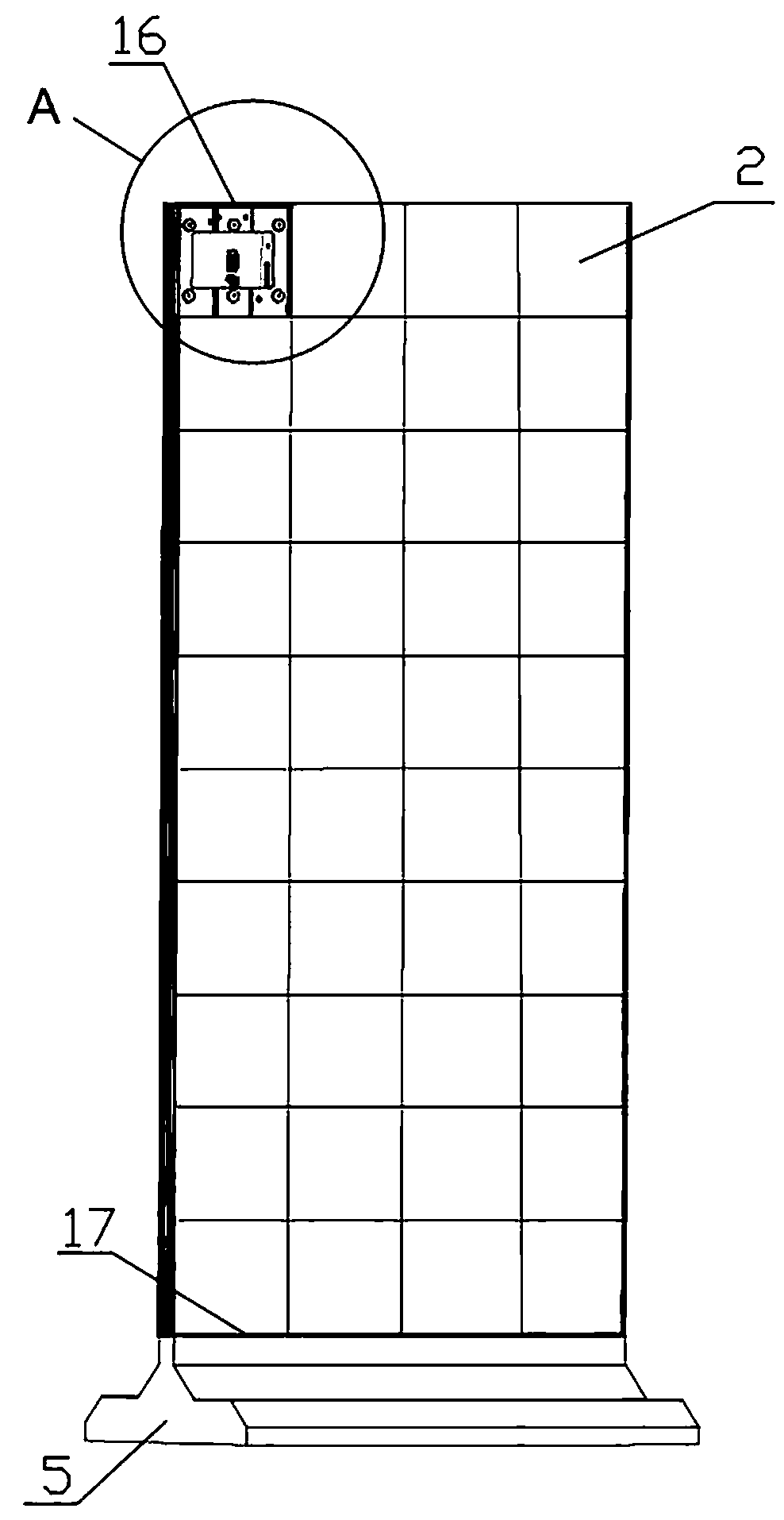 LED display cloud media capable of realizing seamless splicing