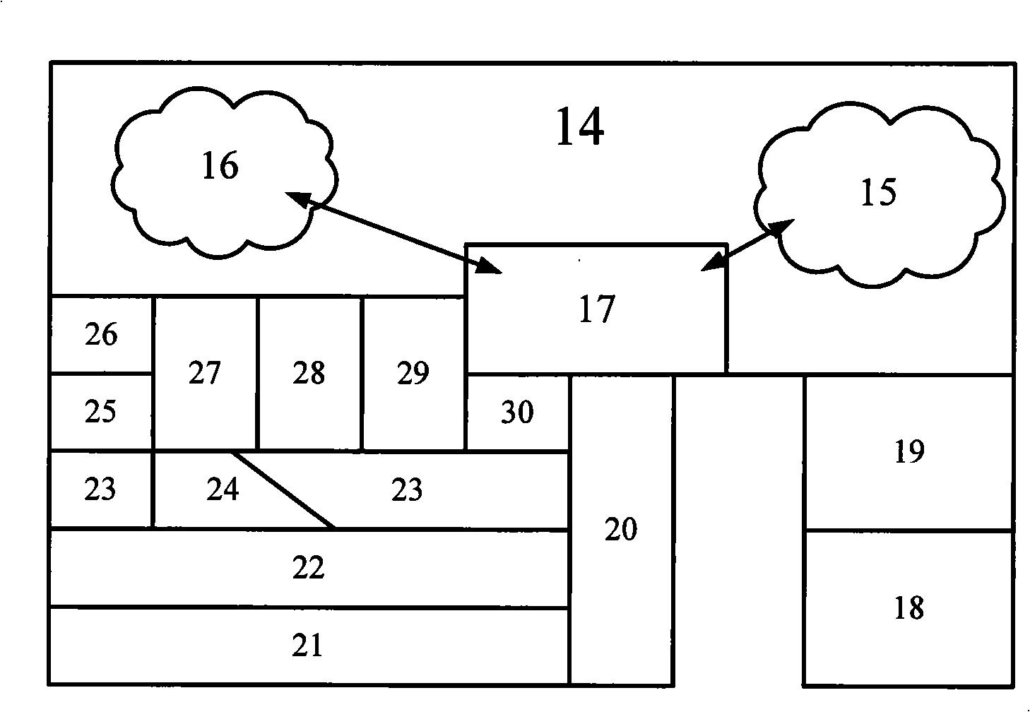 Method for updating double-magnetic head user data of large scale fault-tolerant magnetic disk array storage system