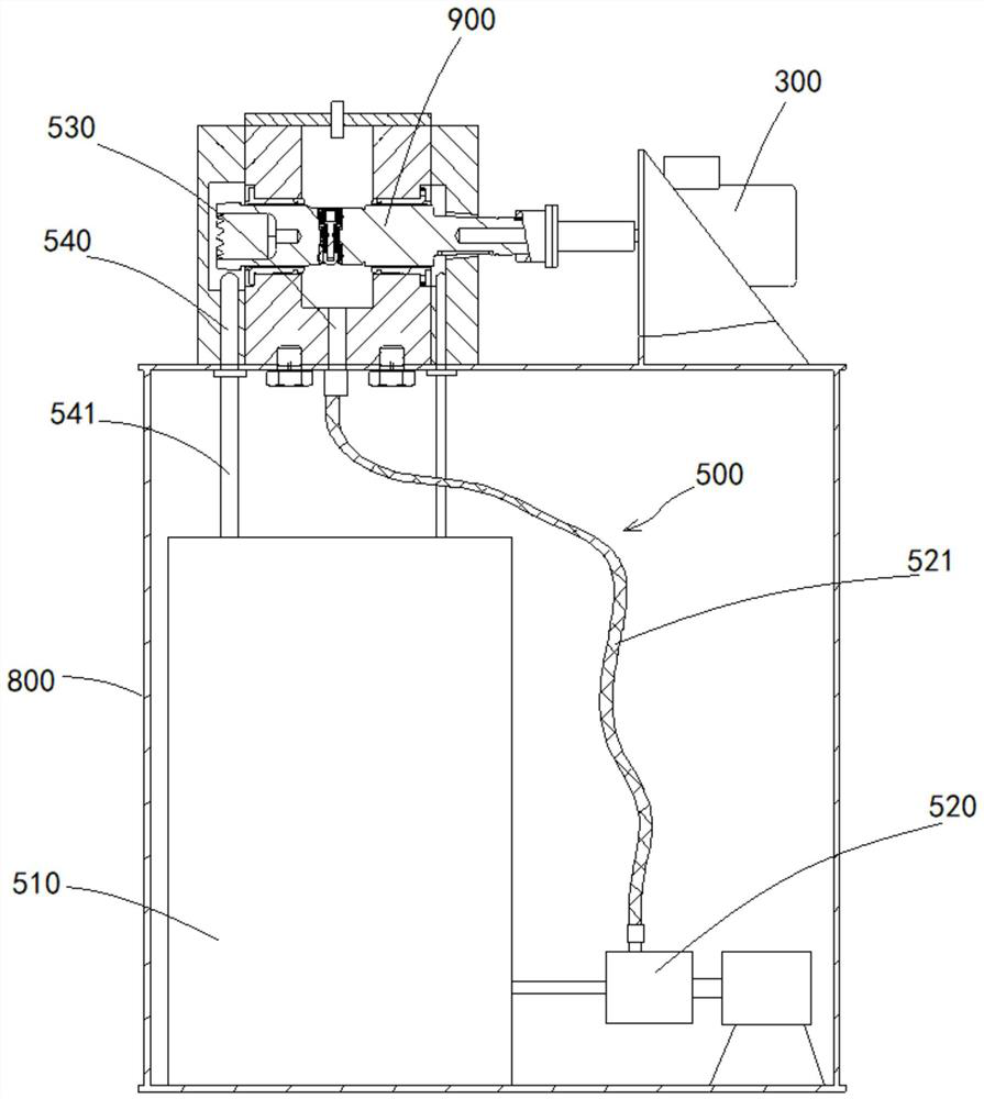 Overspeed protection test bed and overspeed protection test method