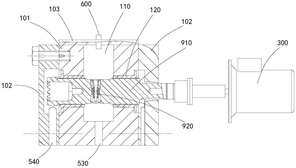 Overspeed protection test bed and overspeed protection test method