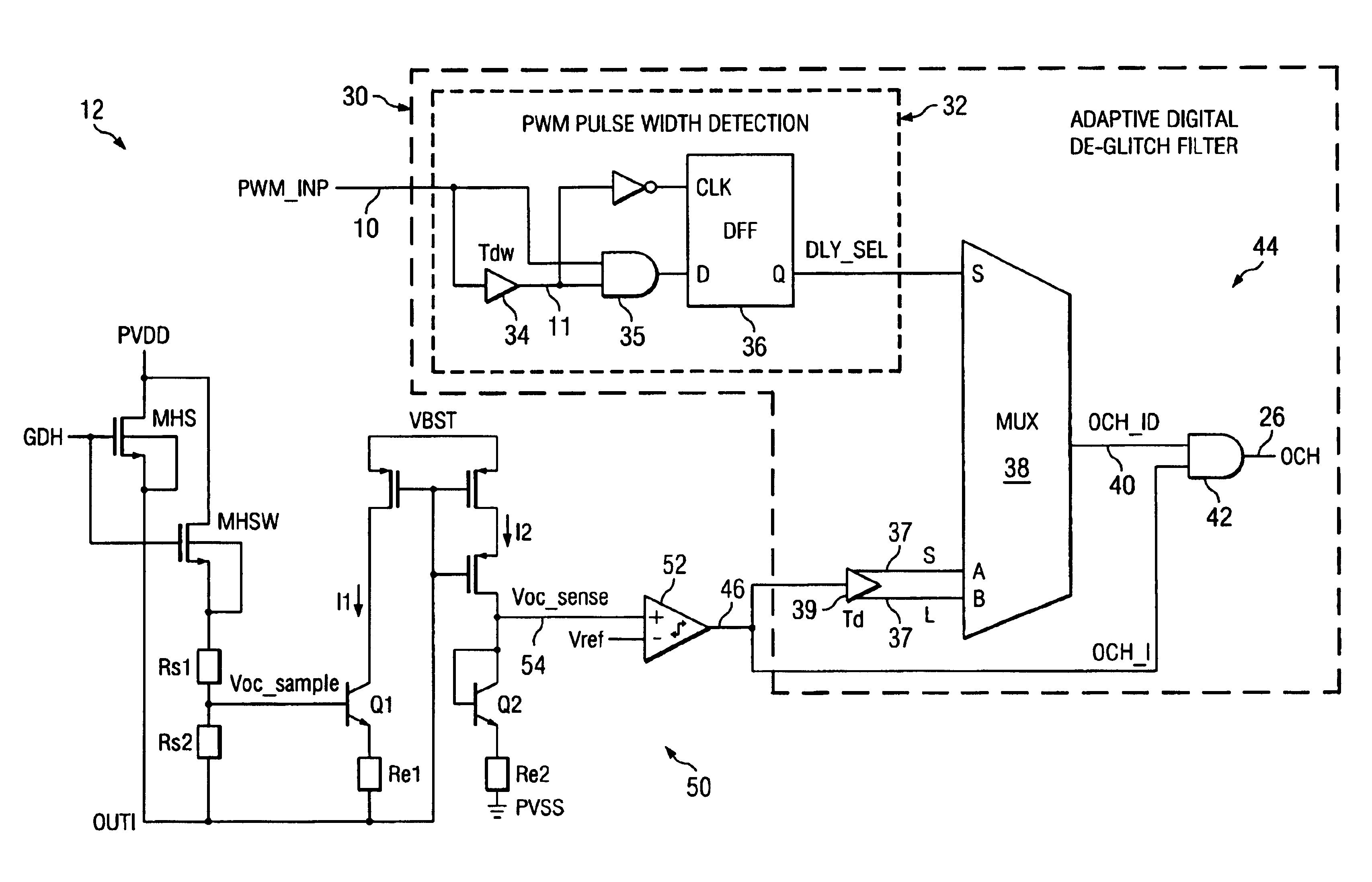 Adaptive over-current detection