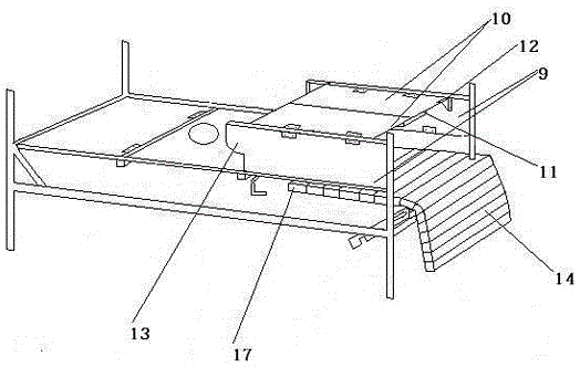 A multifunctional nursing bed