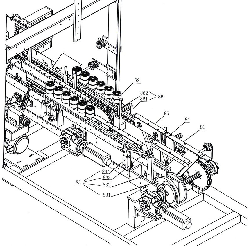 A copy paper packing machine