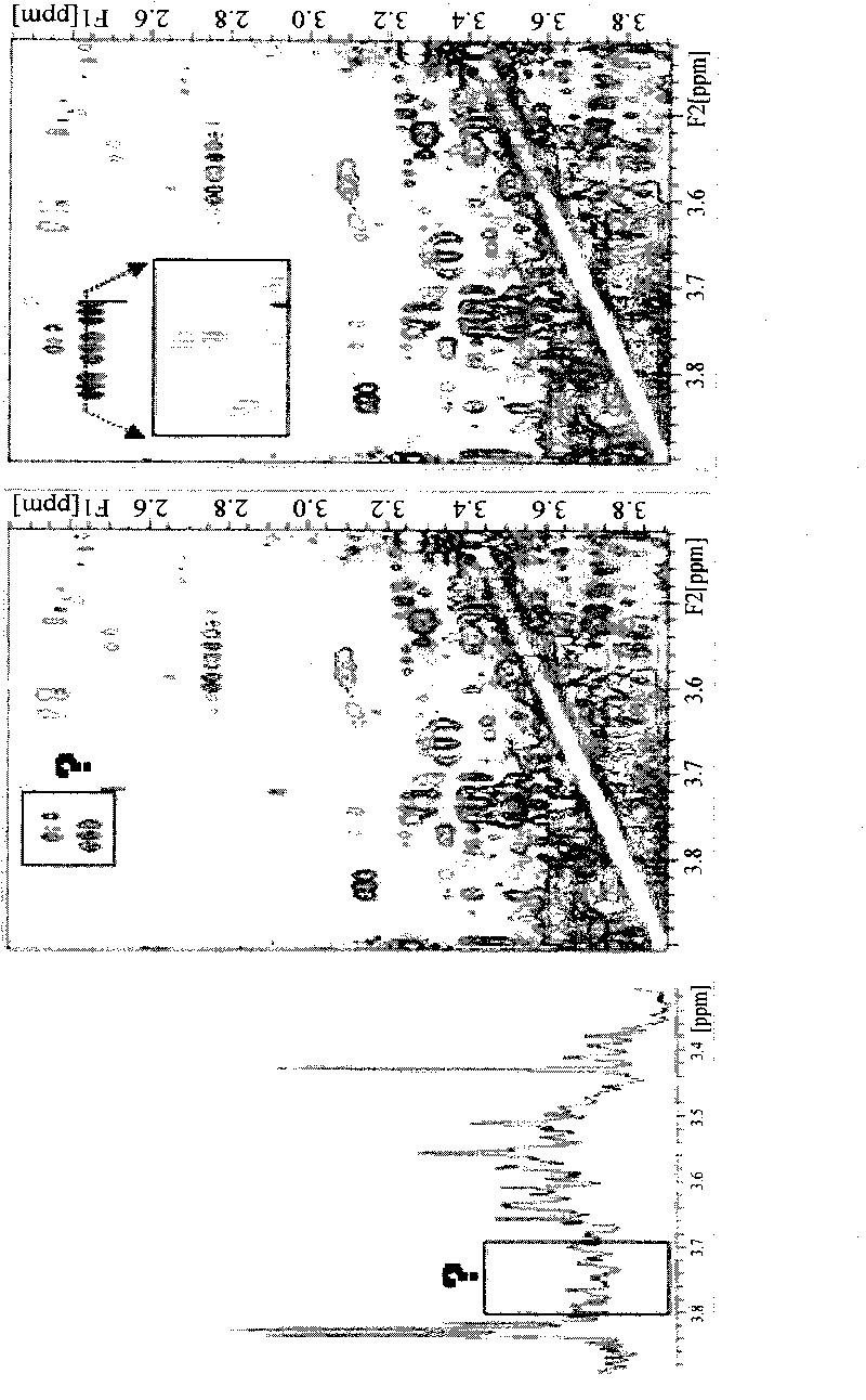 A method for detecting a target substance by nuclear magnetic resonance