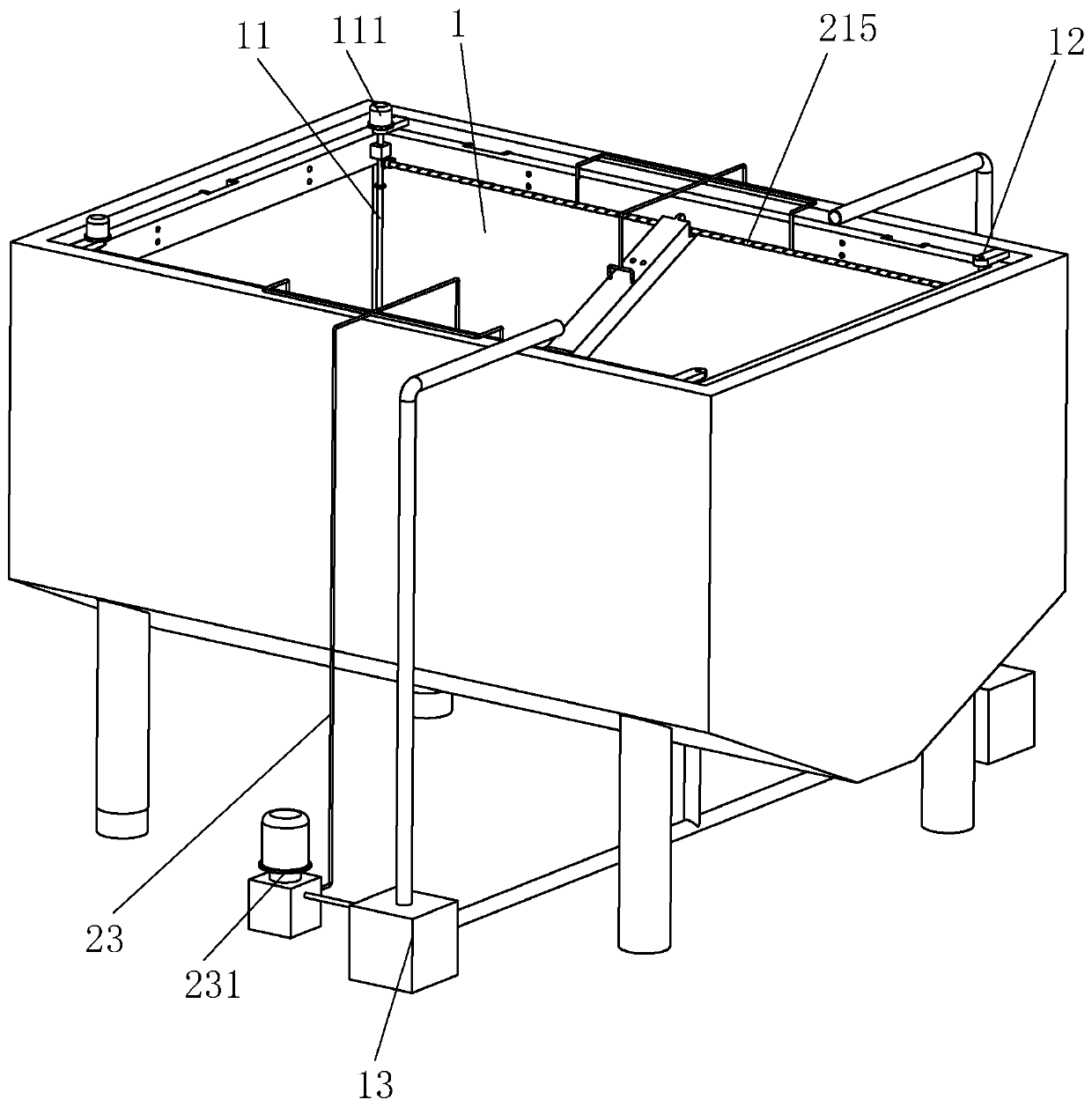 Cleaning type metal surface treatment device