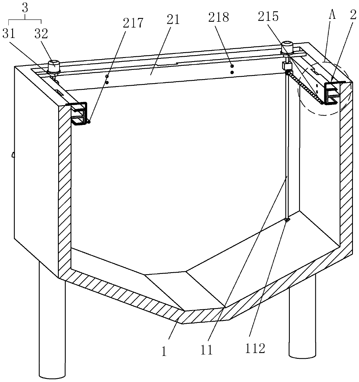 Cleaning type metal surface treatment device