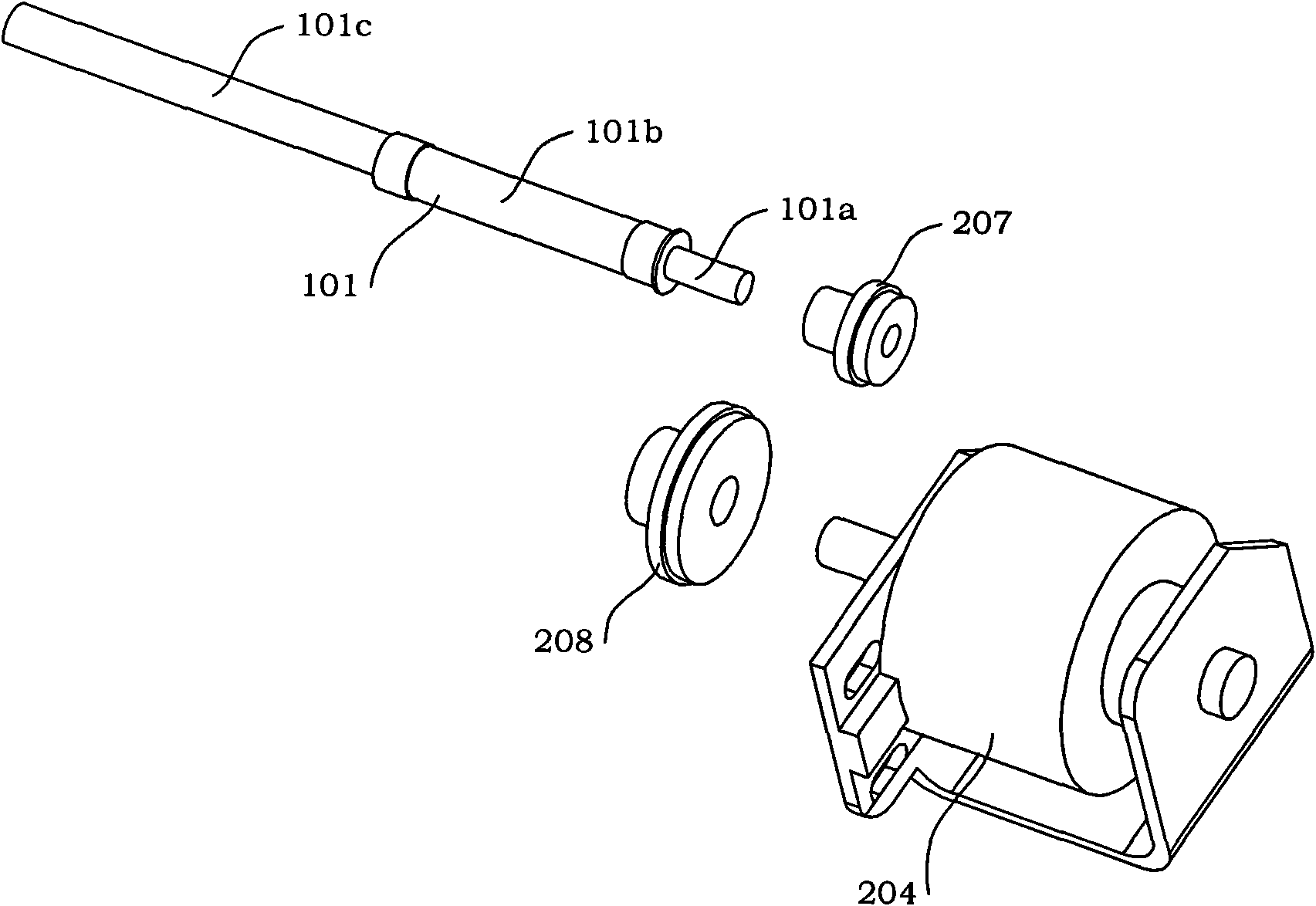 Obstacle-jumping robot provided with variable diameter wheels