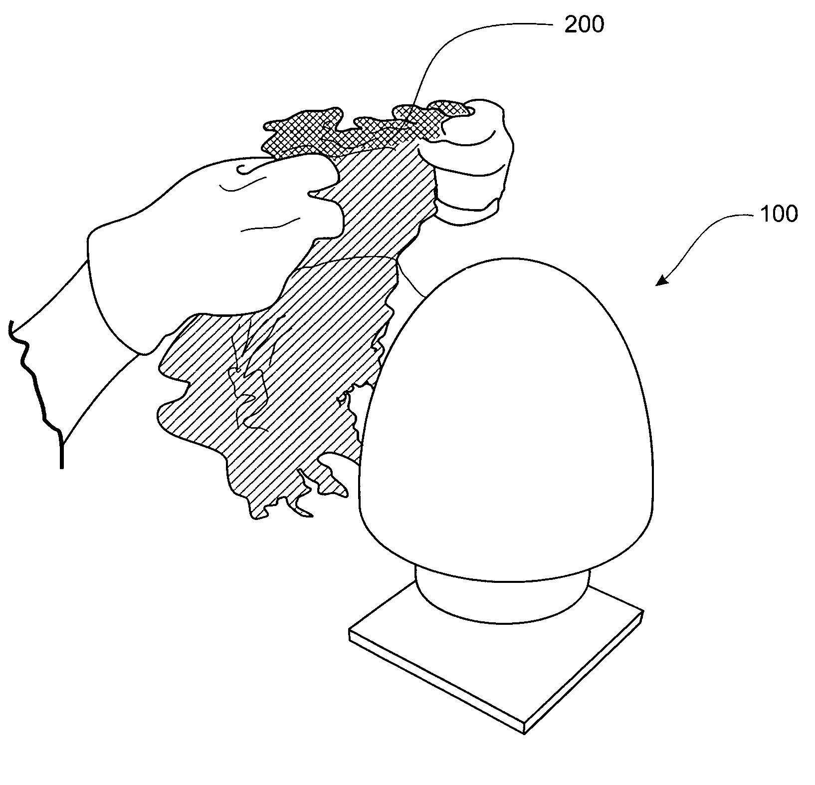 Apparatus and method for processing bovine pericardium