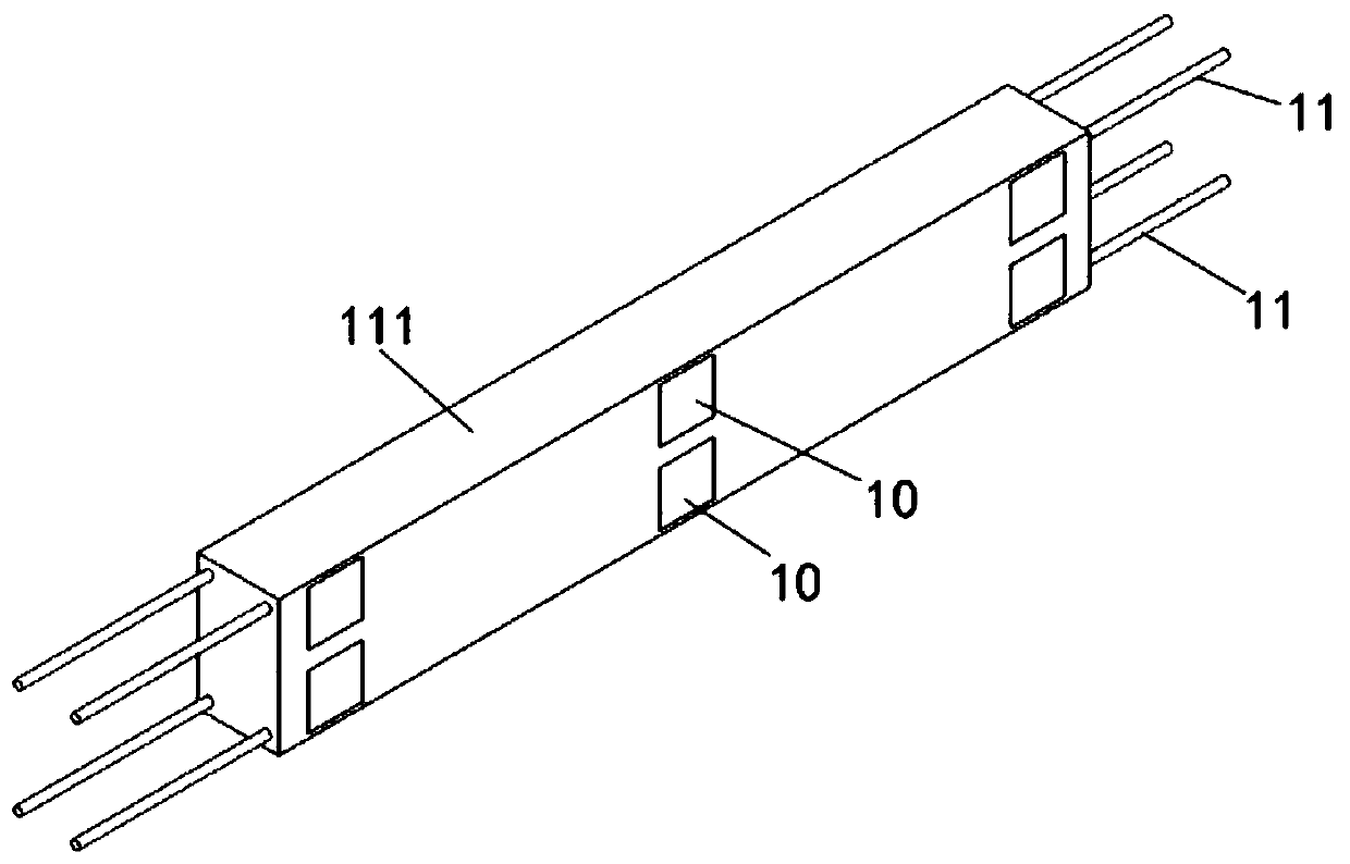 High-quality precast beam production method of embedded steel plate for precise positioning curtain wall installation