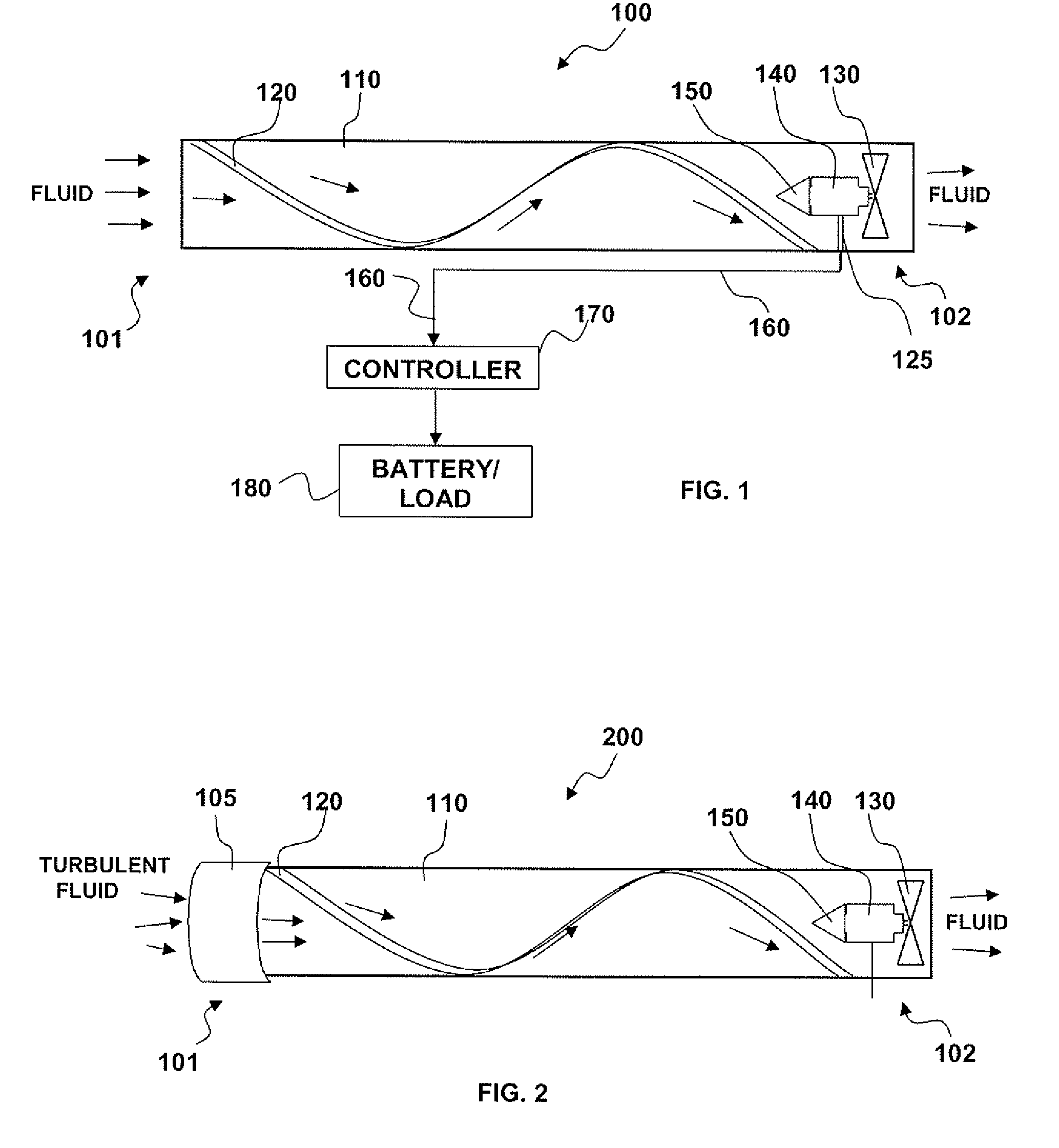 Fluid driven electric power generation system