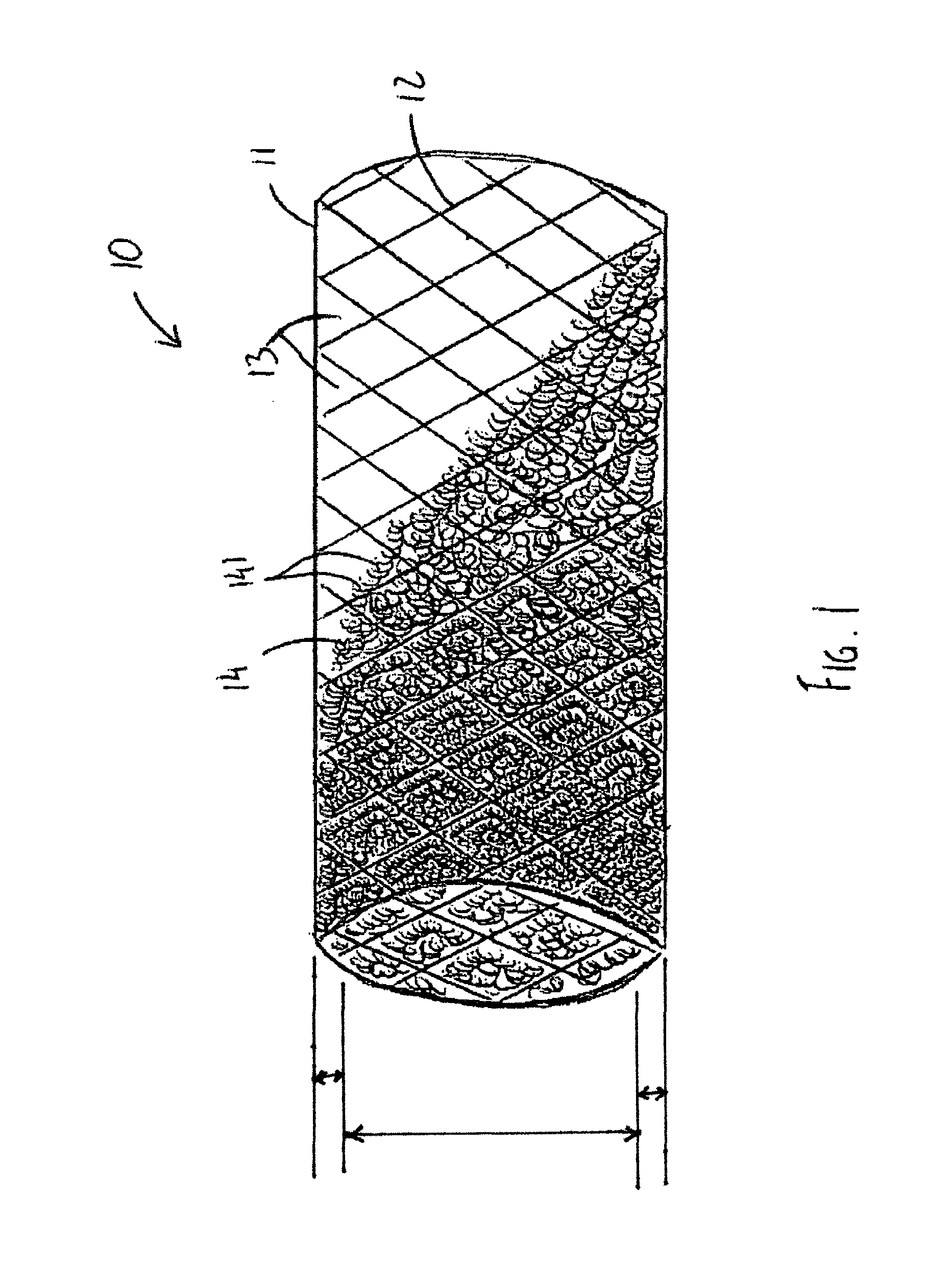 Intravascular device with netting system