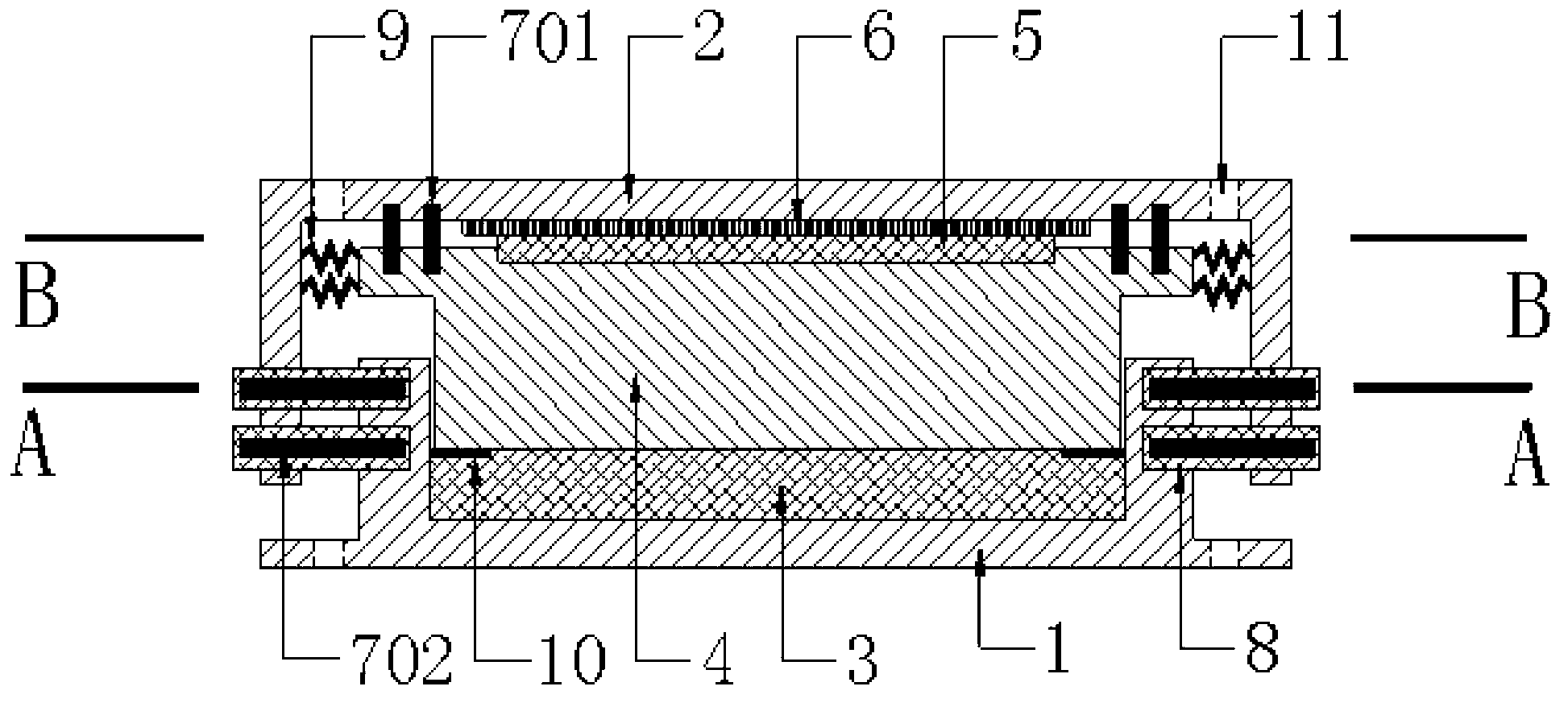 Shock insulation rubber support