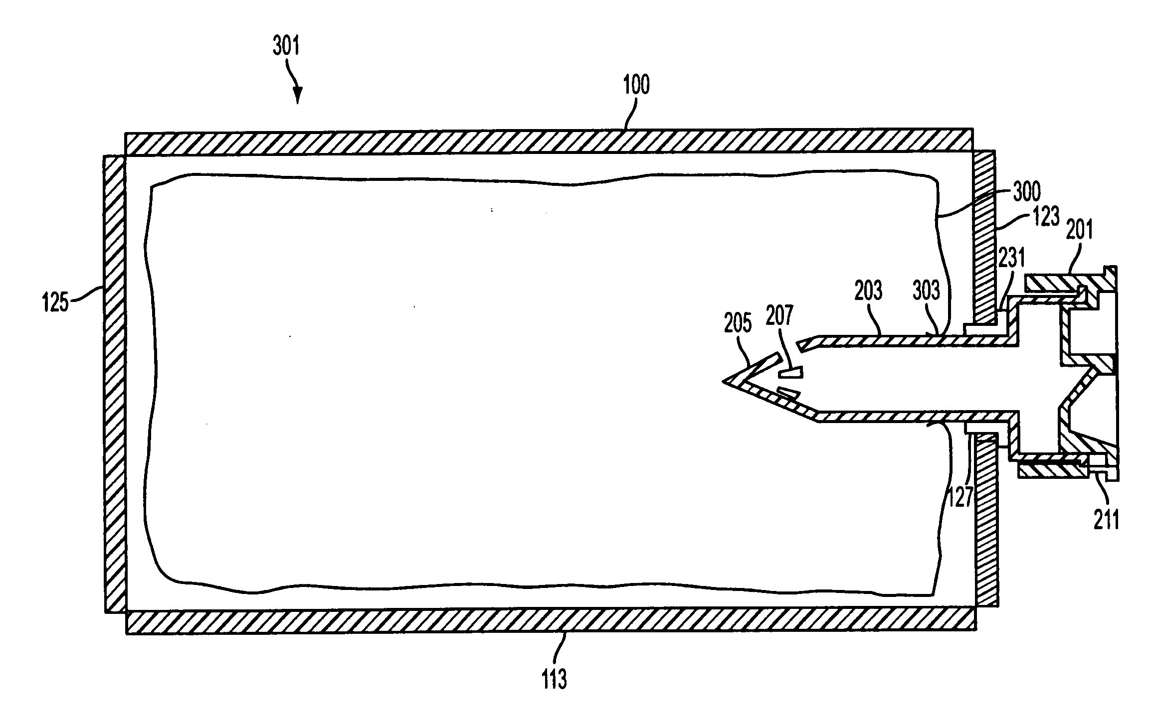 Container adapted to hold and dispense bagged fluids