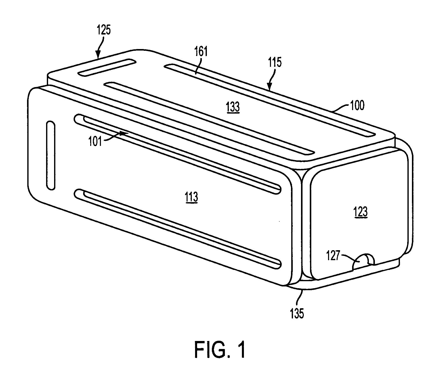 Container adapted to hold and dispense bagged fluids