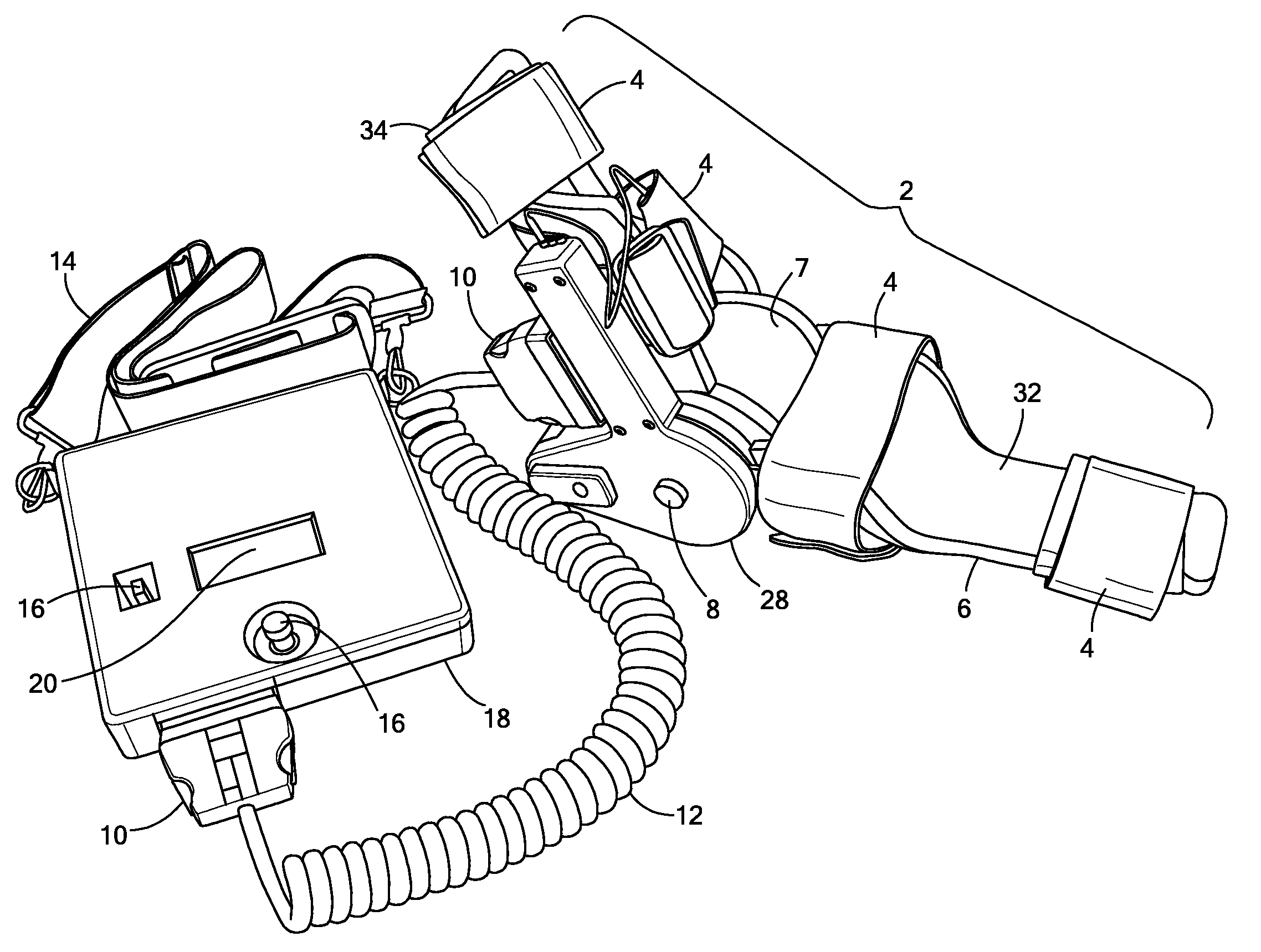 Powered orthotic device and method of using same