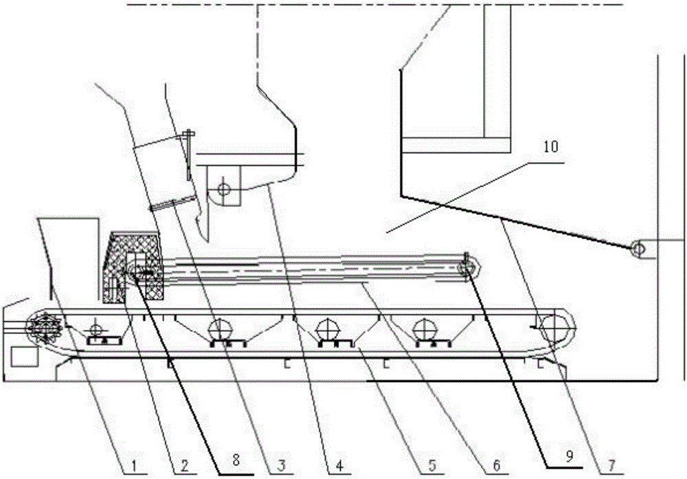 Double-hopper and double-fuel-layer layer-burning incineration device for village and town domestic garbage