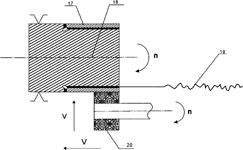 Superfinishing method of bearing rollaway surface