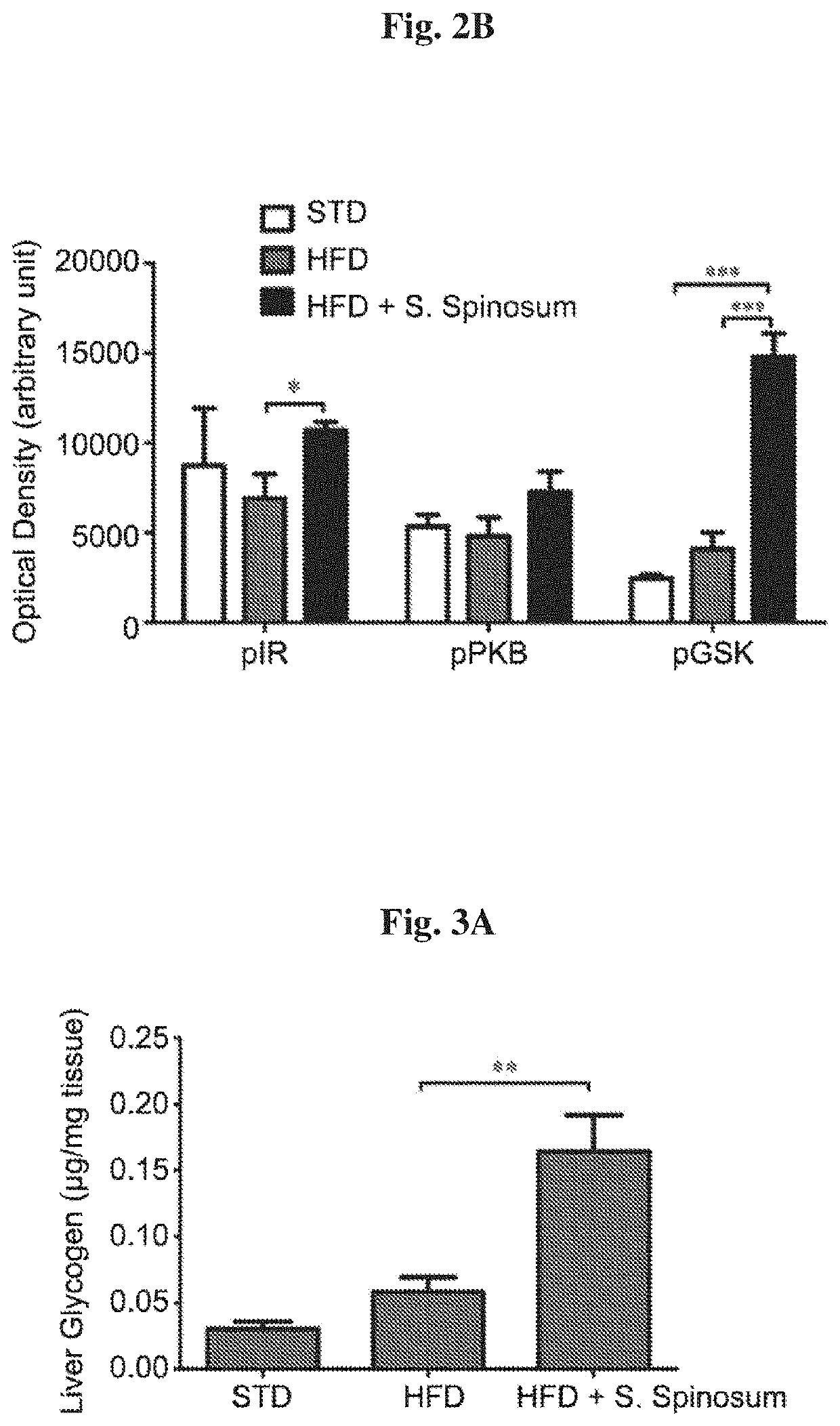 S. spinosum extract for treating fatty liver disease