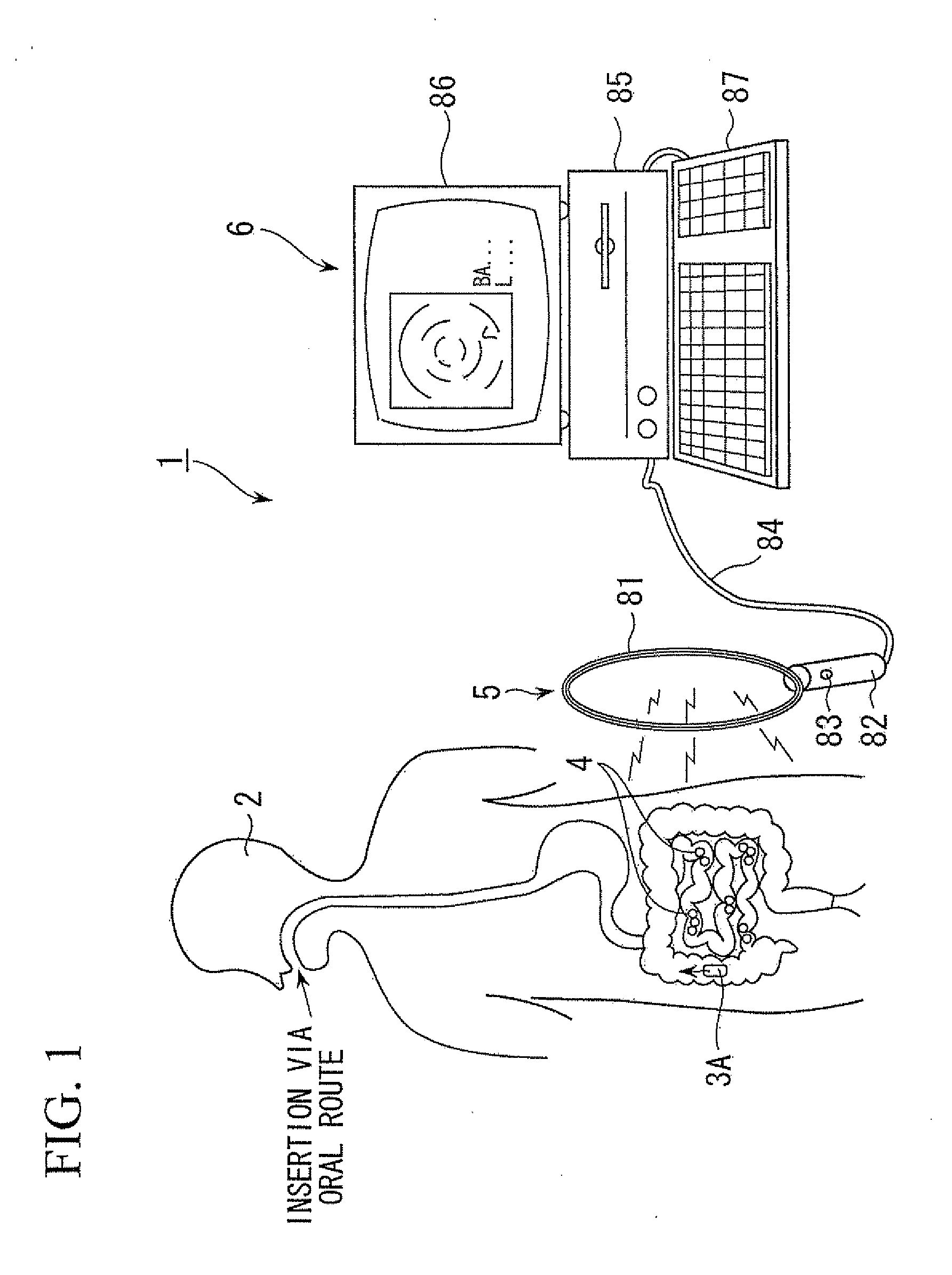 In-vivo information acquisition apparatus and in-vivo information acquisition apparatus system