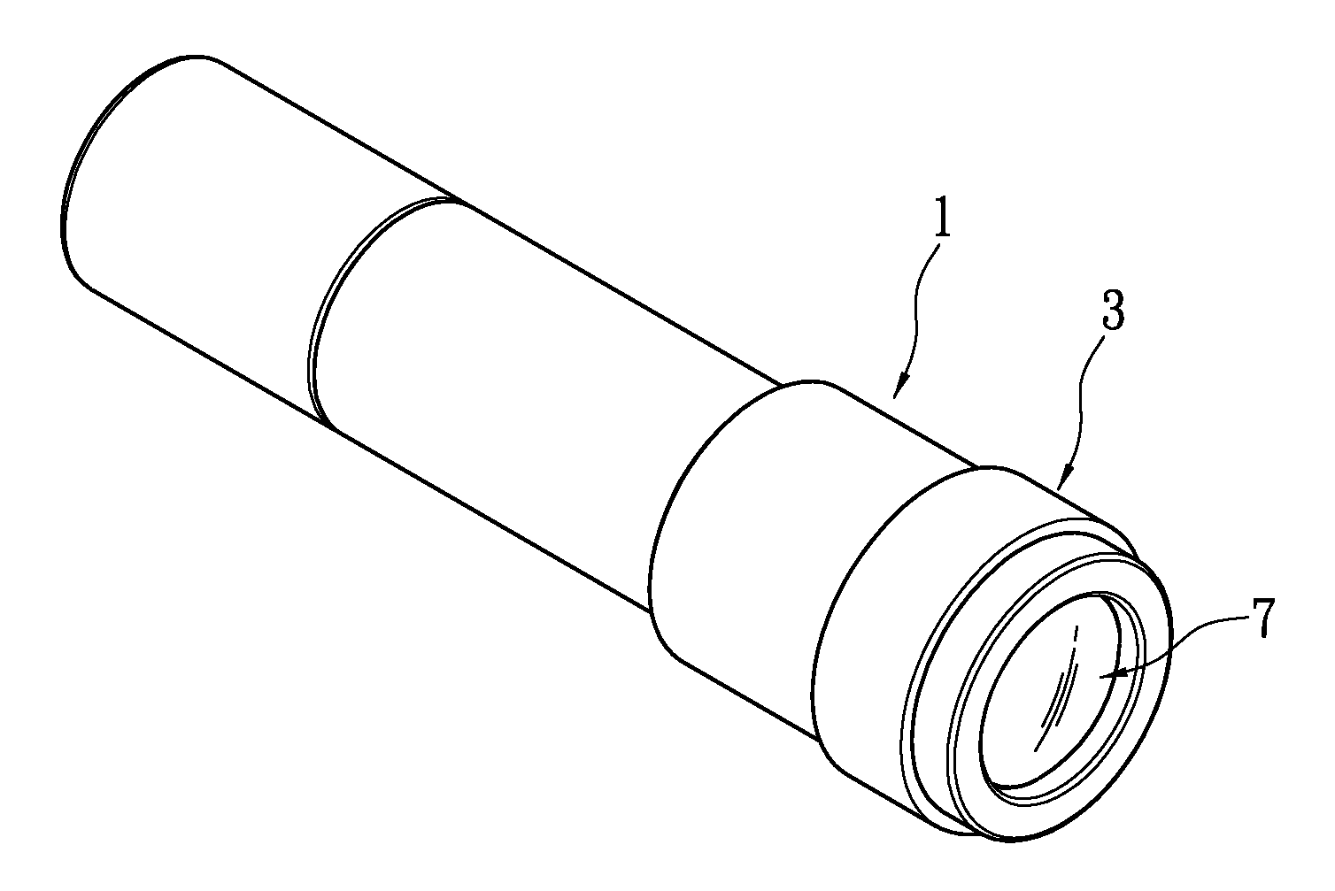 Structure for controlling optical zoom distance via magnetic lines of force