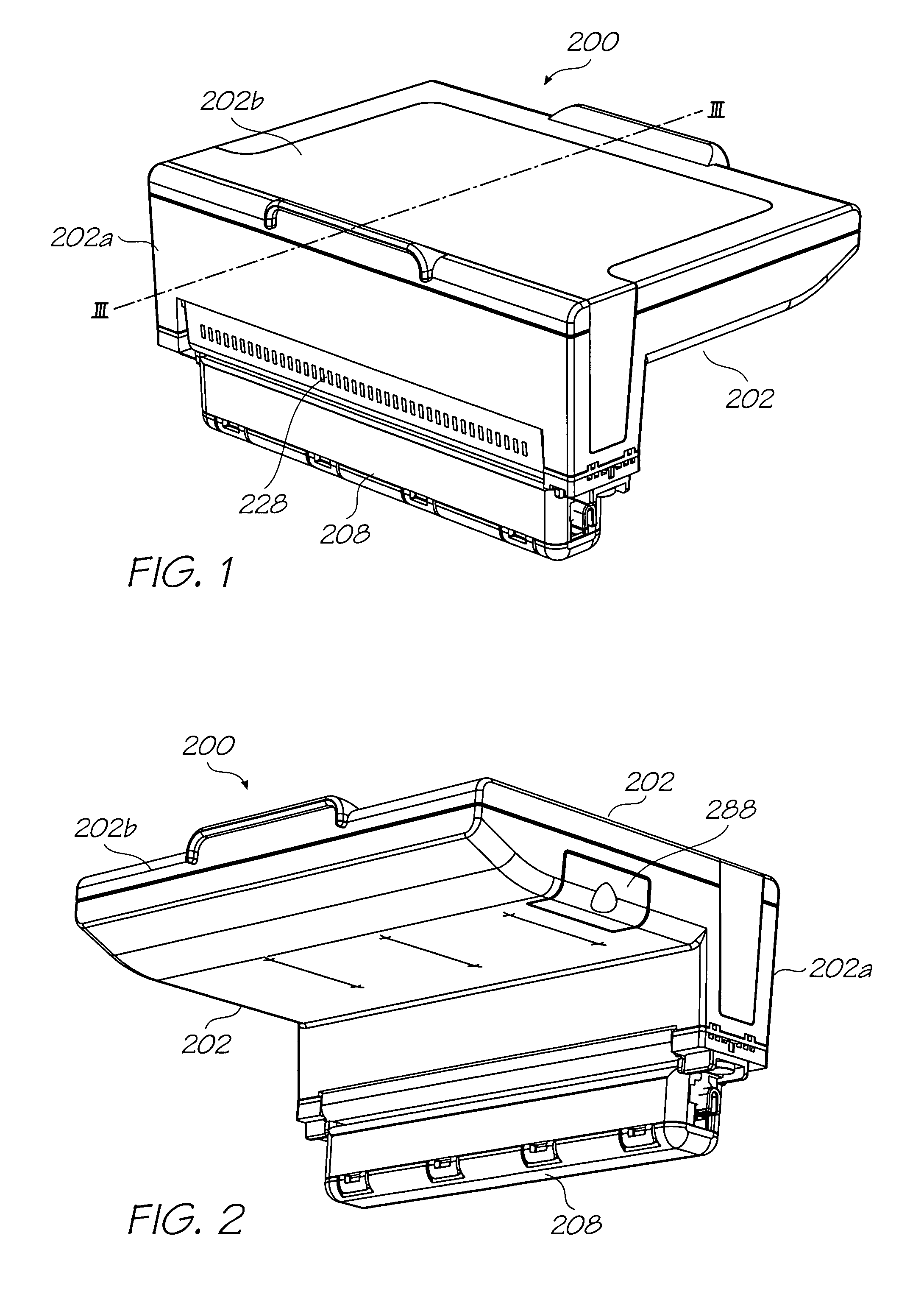 Printer having self-reference mounted printhead