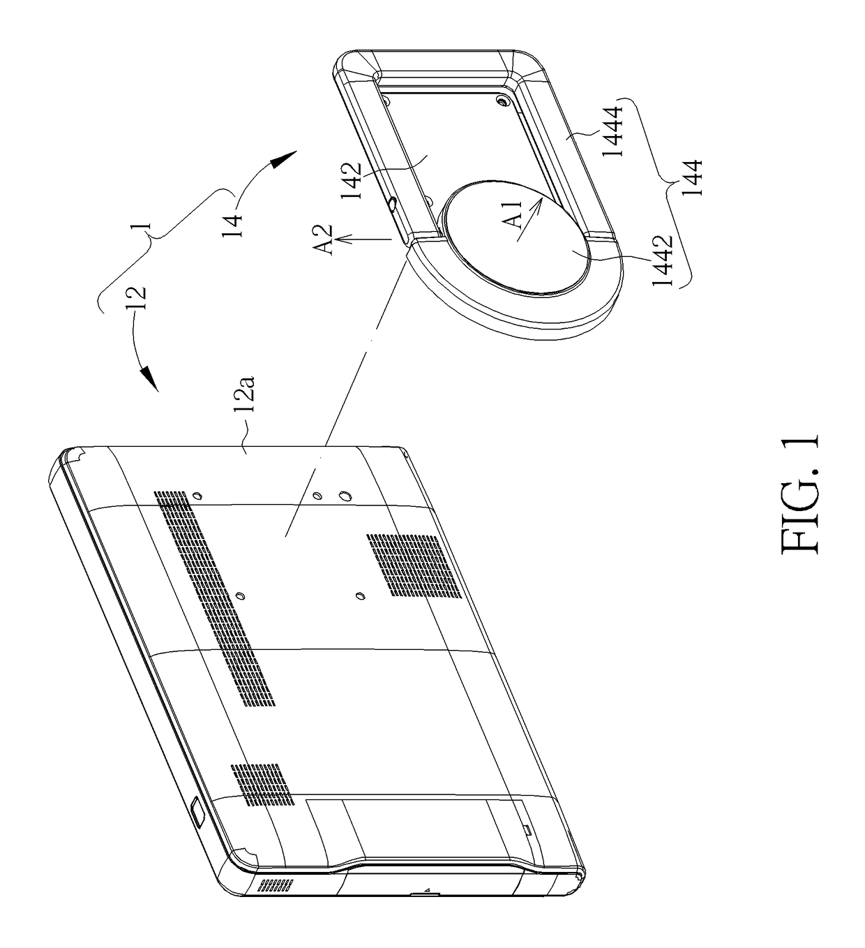 Display with a supporting mechanism