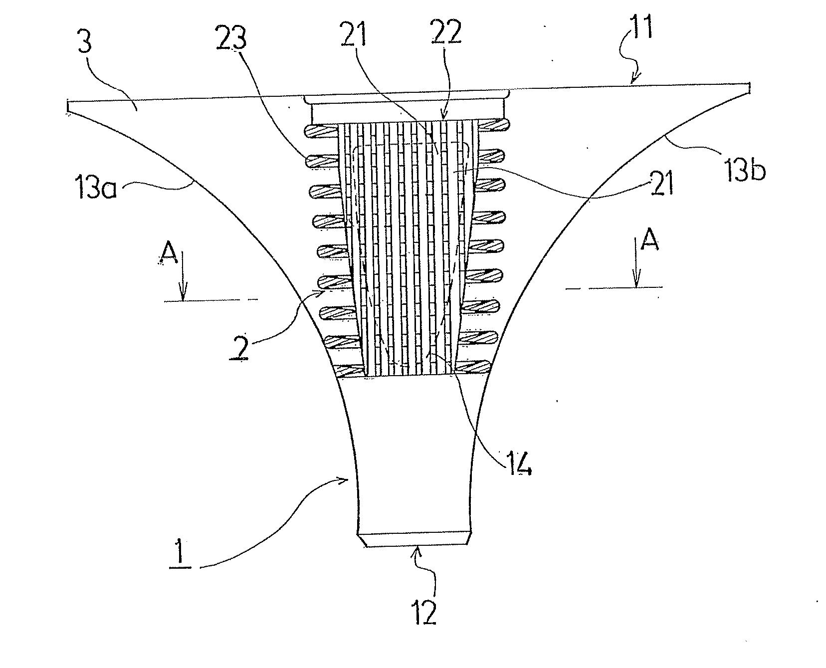Cheek plate equipped with wedge wire screen