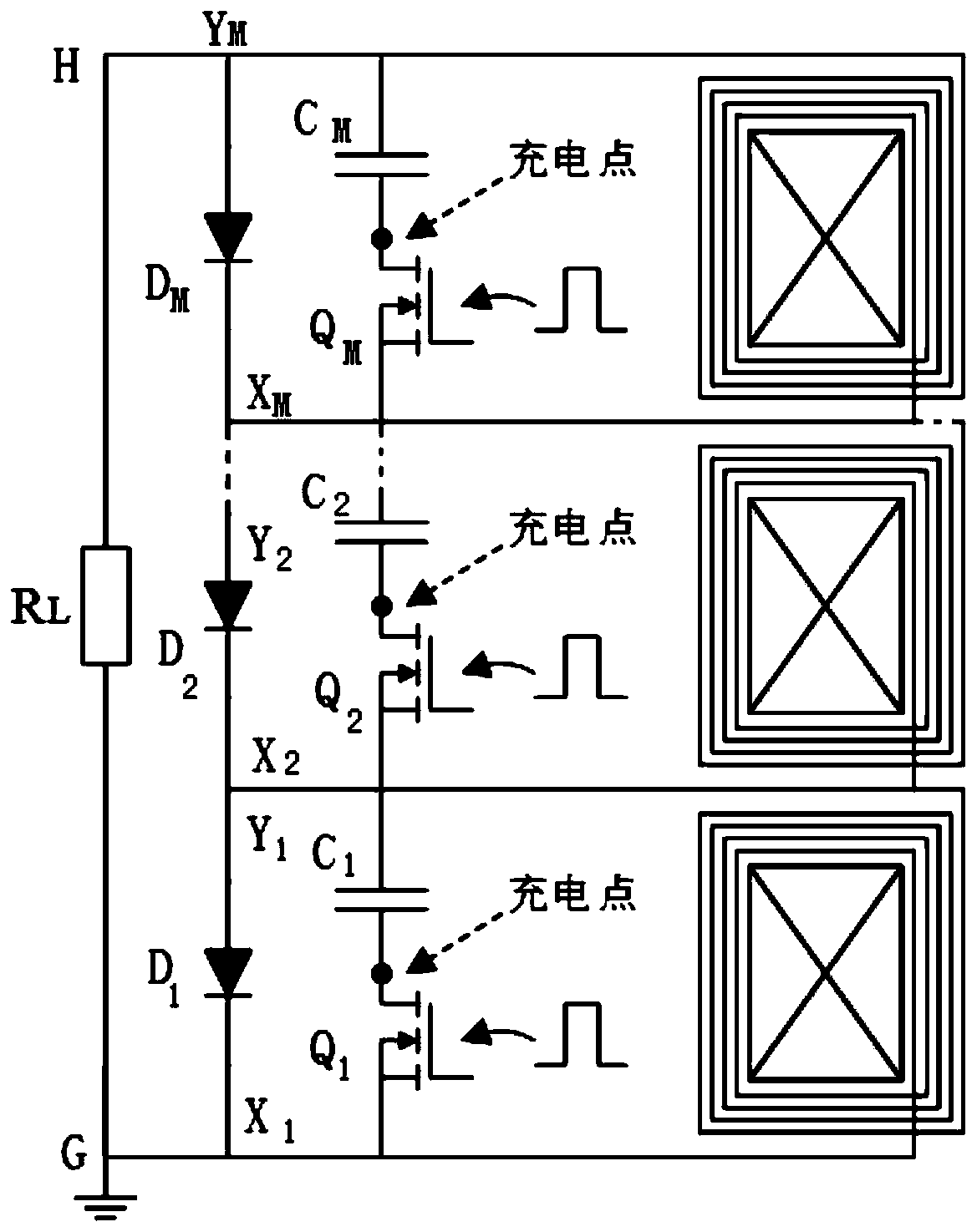 Multi-turn LTD pulse generator