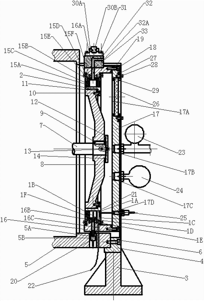 Multifunctional brush type sealing experiment system