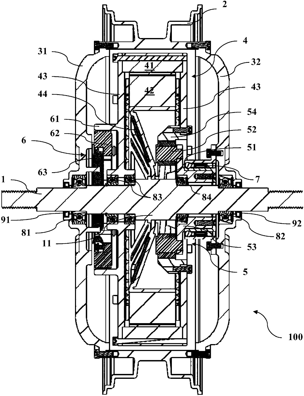 Variable-speed driving system