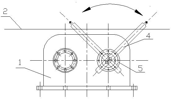 Center alignment method of large-sized equipment