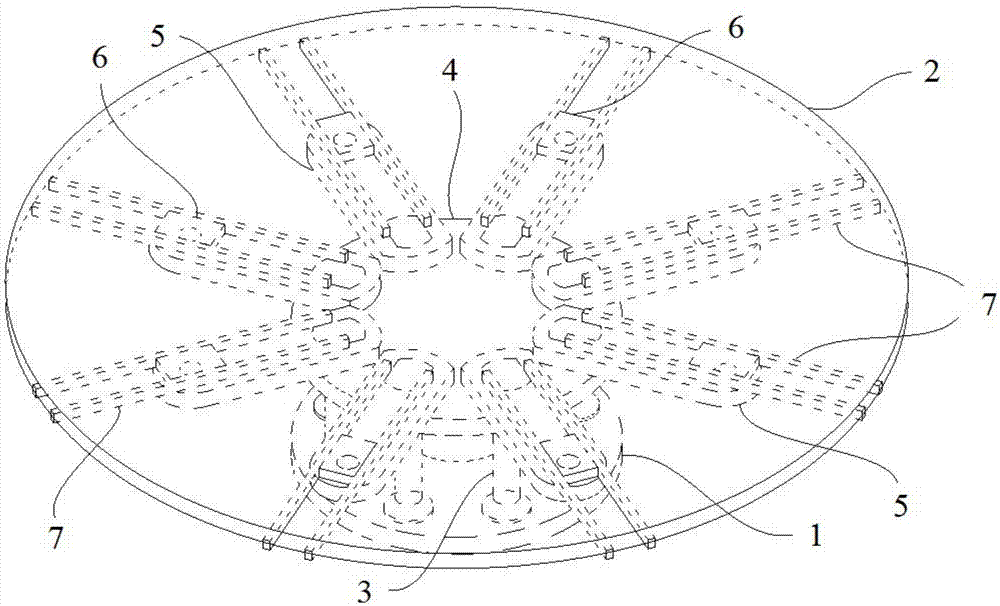 Novel all-dimensional twisting energy dissipation damping supporting seat