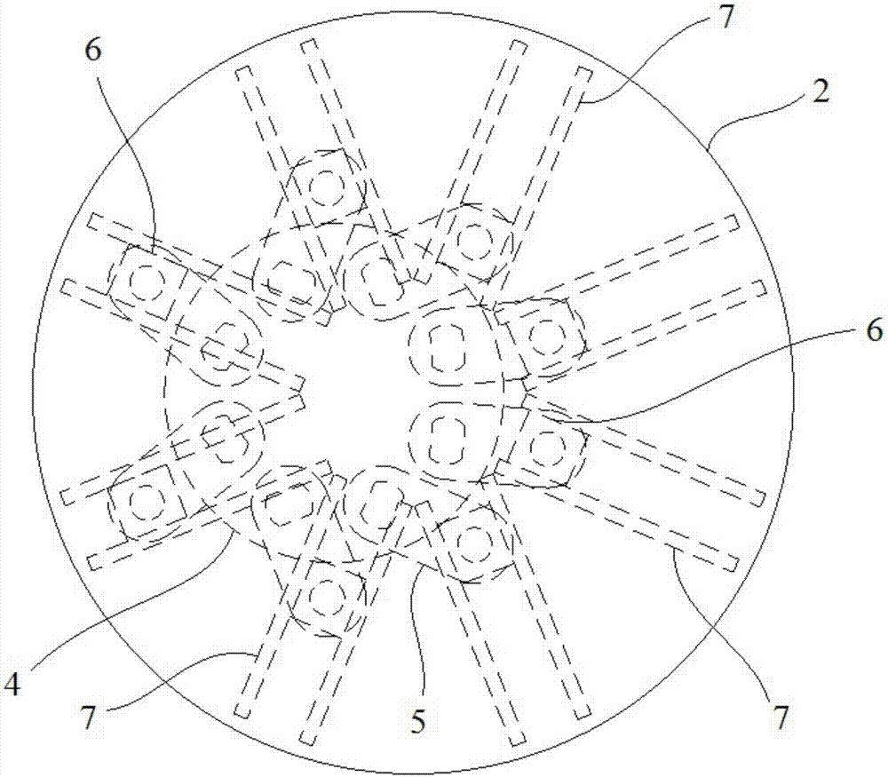 Novel all-dimensional twisting energy dissipation damping supporting seat