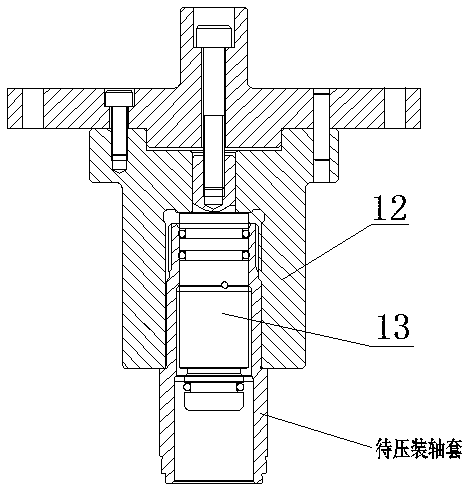 Intelligent press-fitting equipment and press-fitting process of automobile oil separator