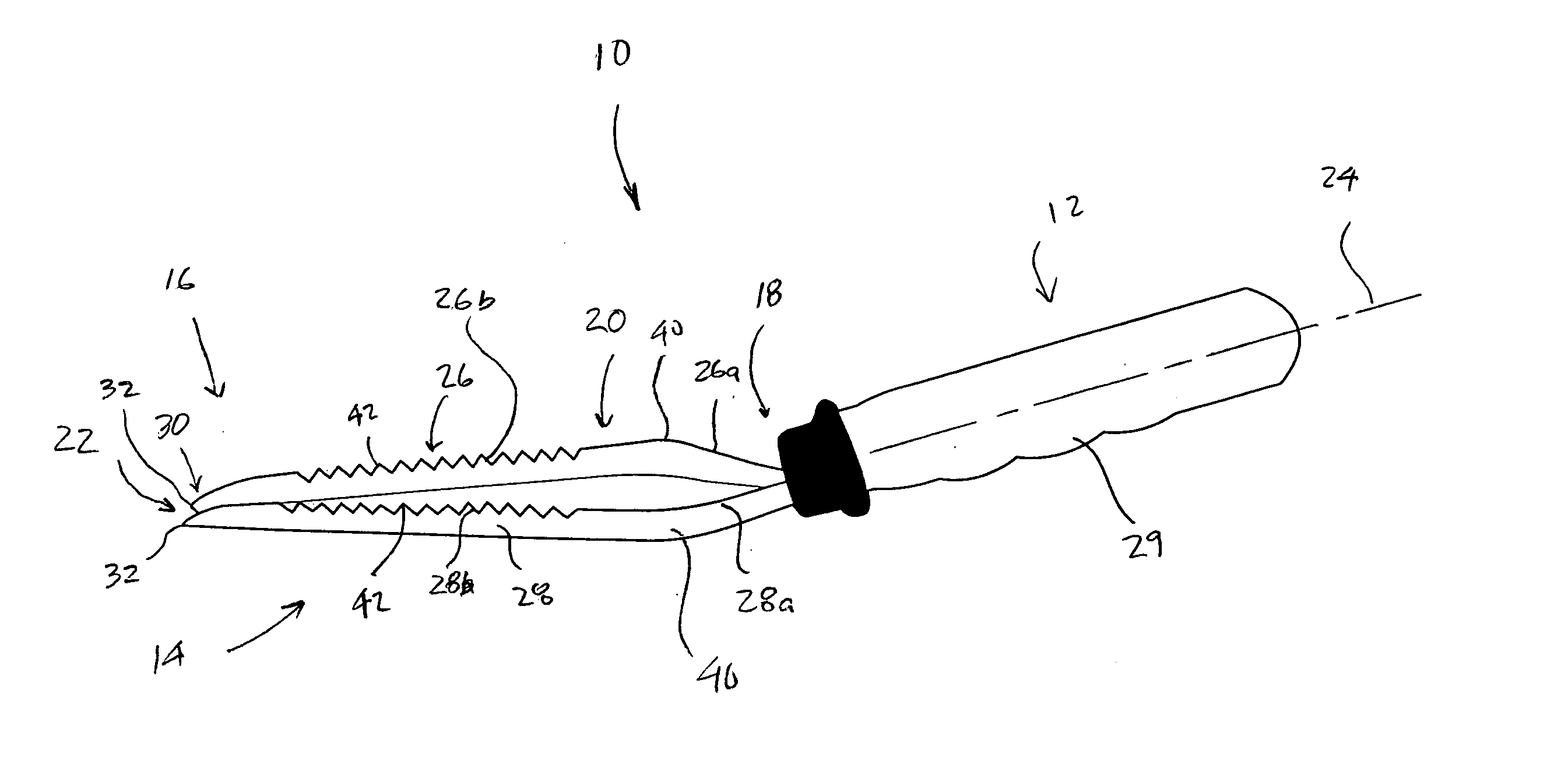 Hand held garden tool and method for making the same