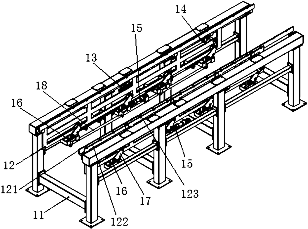 A kind of stripping device of cathode zinc plate