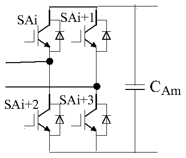 A power electronic transformer with an energy storage device