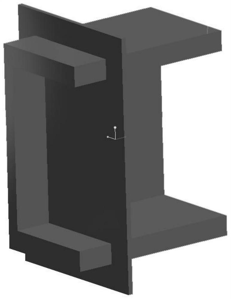 Channel steel bracket with spoiler structure for fixing the outer insulation layer of the reactor