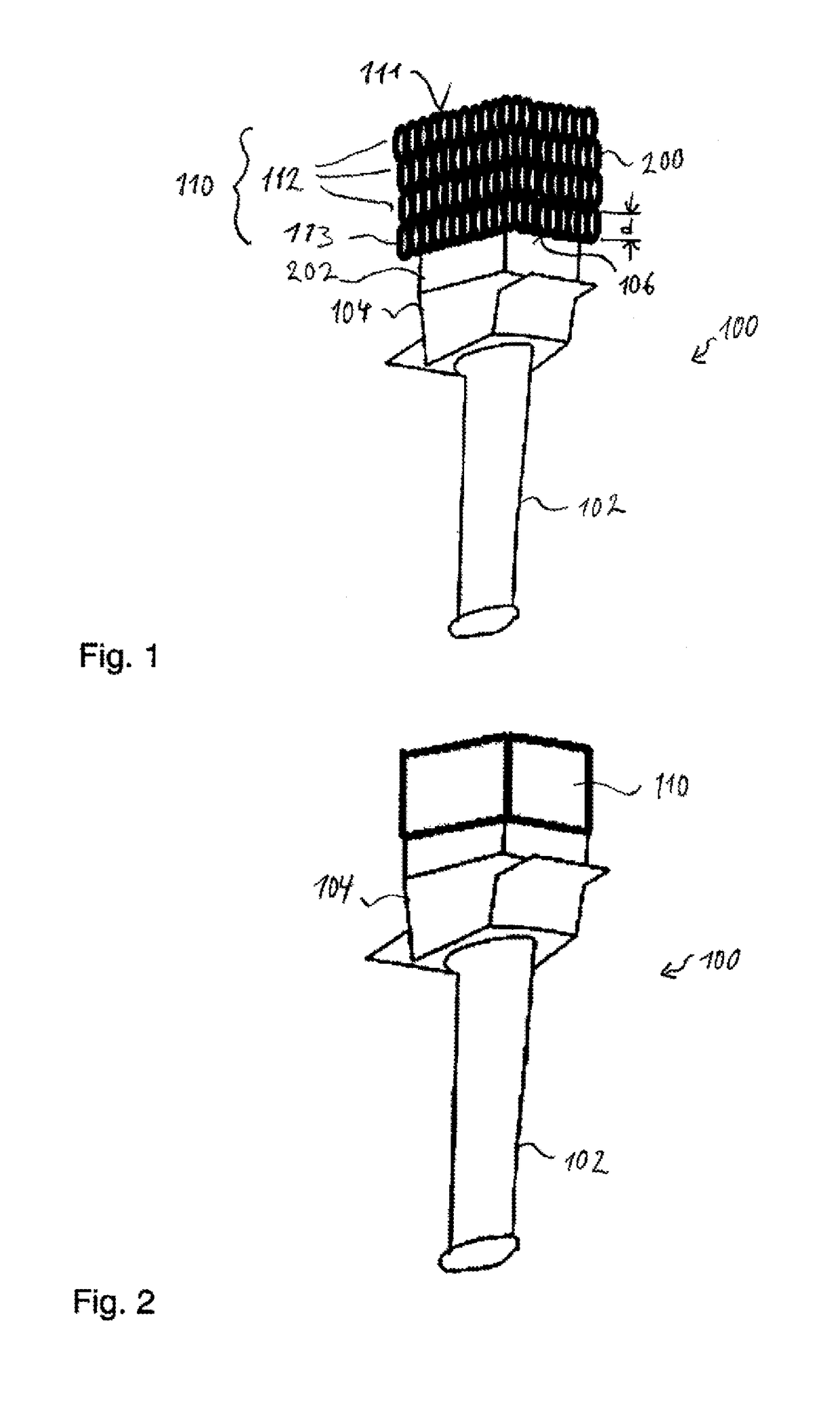 Method for connecting a turbine blade or vane to a turbine disc or a turbine ring