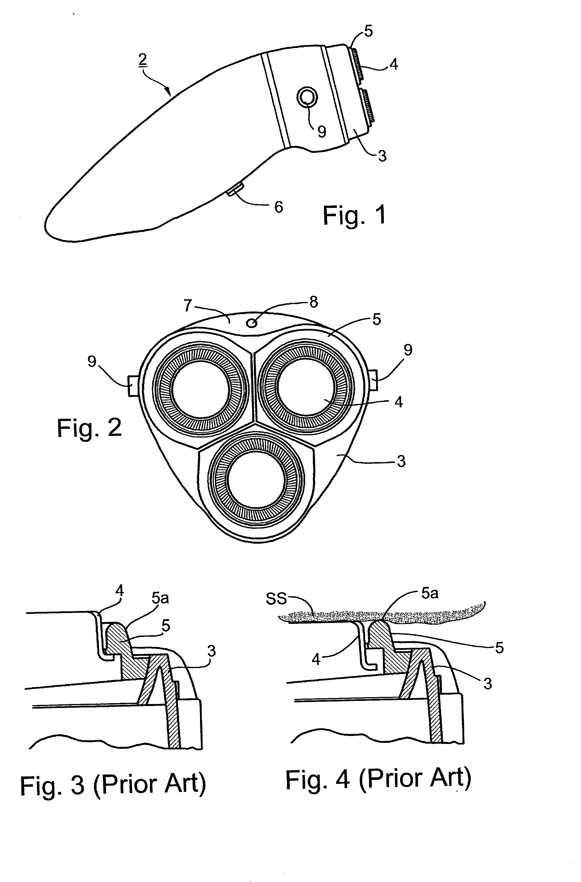 Shaving apparatus particularly useful for wet shaving with an electrical shaver