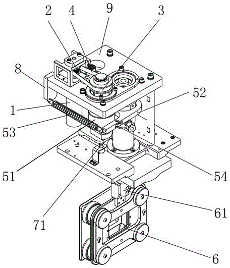 Electrode shaft driving device of extraction electrode